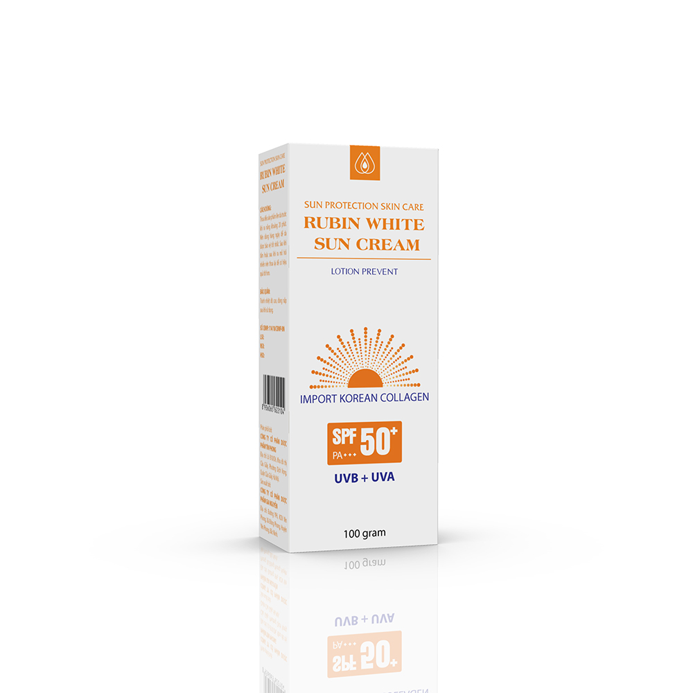 Rubin white sun cream